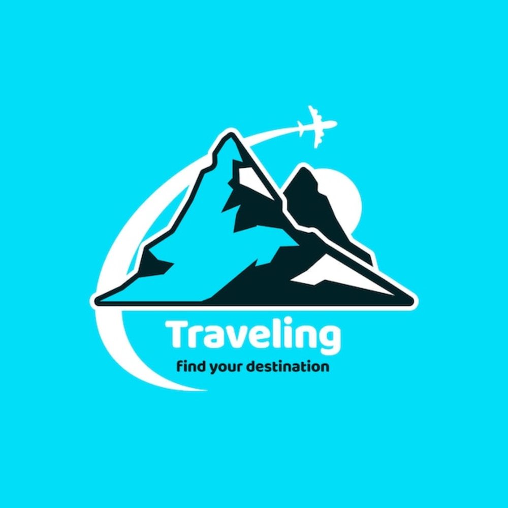 详细的旅行标志